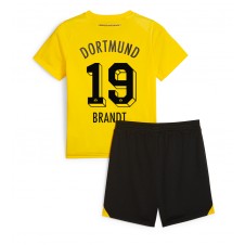 Borussia Dortmund Julian Brandt #19 Hjemmedraktsett Barn 2023-24 Kortermet (+ korte bukser)